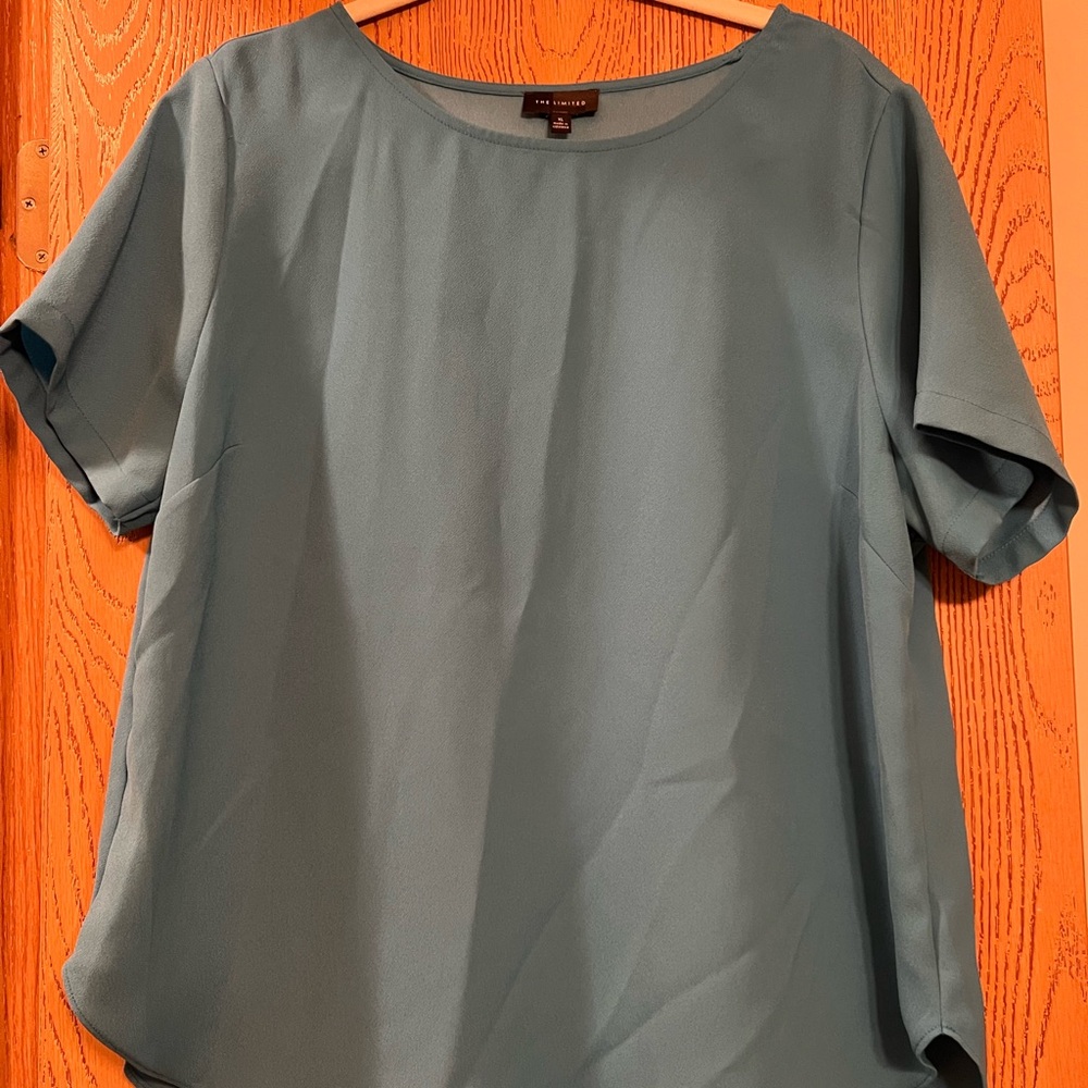 A blue XL blouse from The Limited.